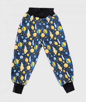 Waterproof Softshell Pants Yellow Planets