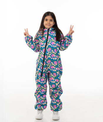 Waterproof Softshell Overall Comfy Blomvågor Jumpsuit
