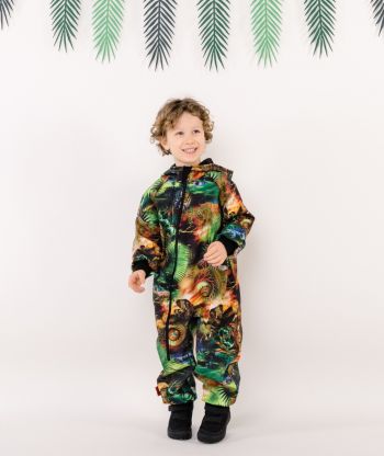 Waterproof Softshell Overall Comfy Safari Jumpsuit